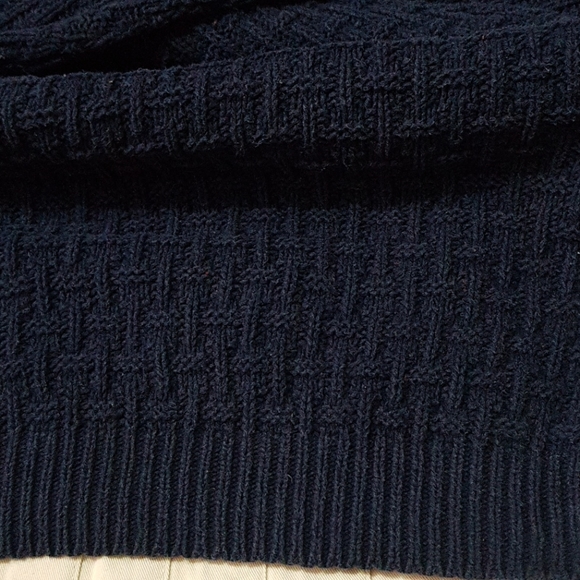 🍷CHUNKY THICK VINTAGE FALL KNIT CREWNECK SWEATER - Picture 5 of 5